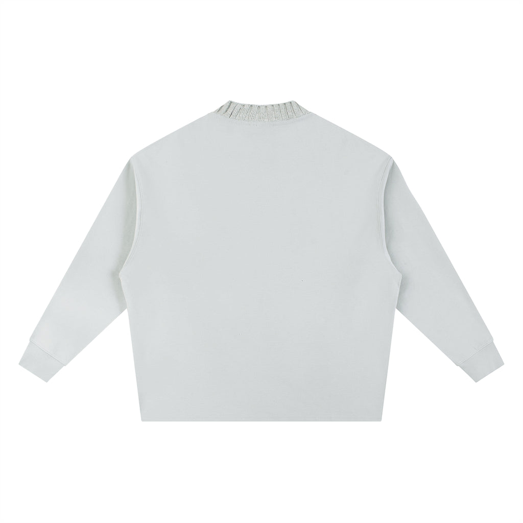 Saint Tropez Knitted Oversize Sweatshirt