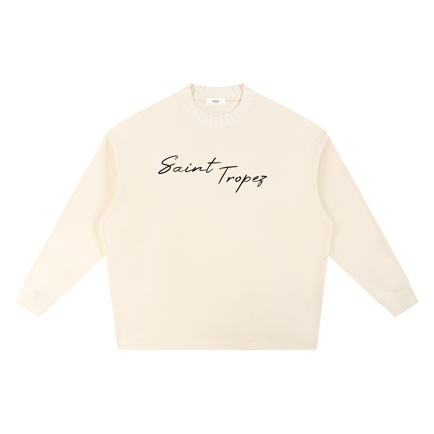 Saint Tropez Knitted Oversize Sweatshirt