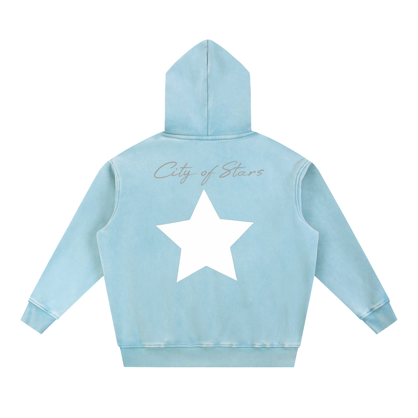 City of Stars Washed Fleece Oversize Hoodie