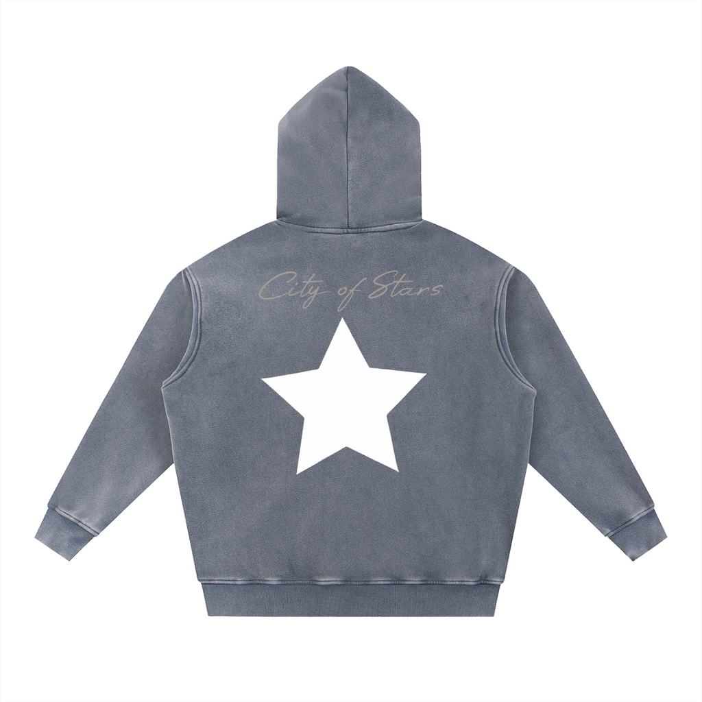 City of Stars Washed Fleece Oversize Hoodie