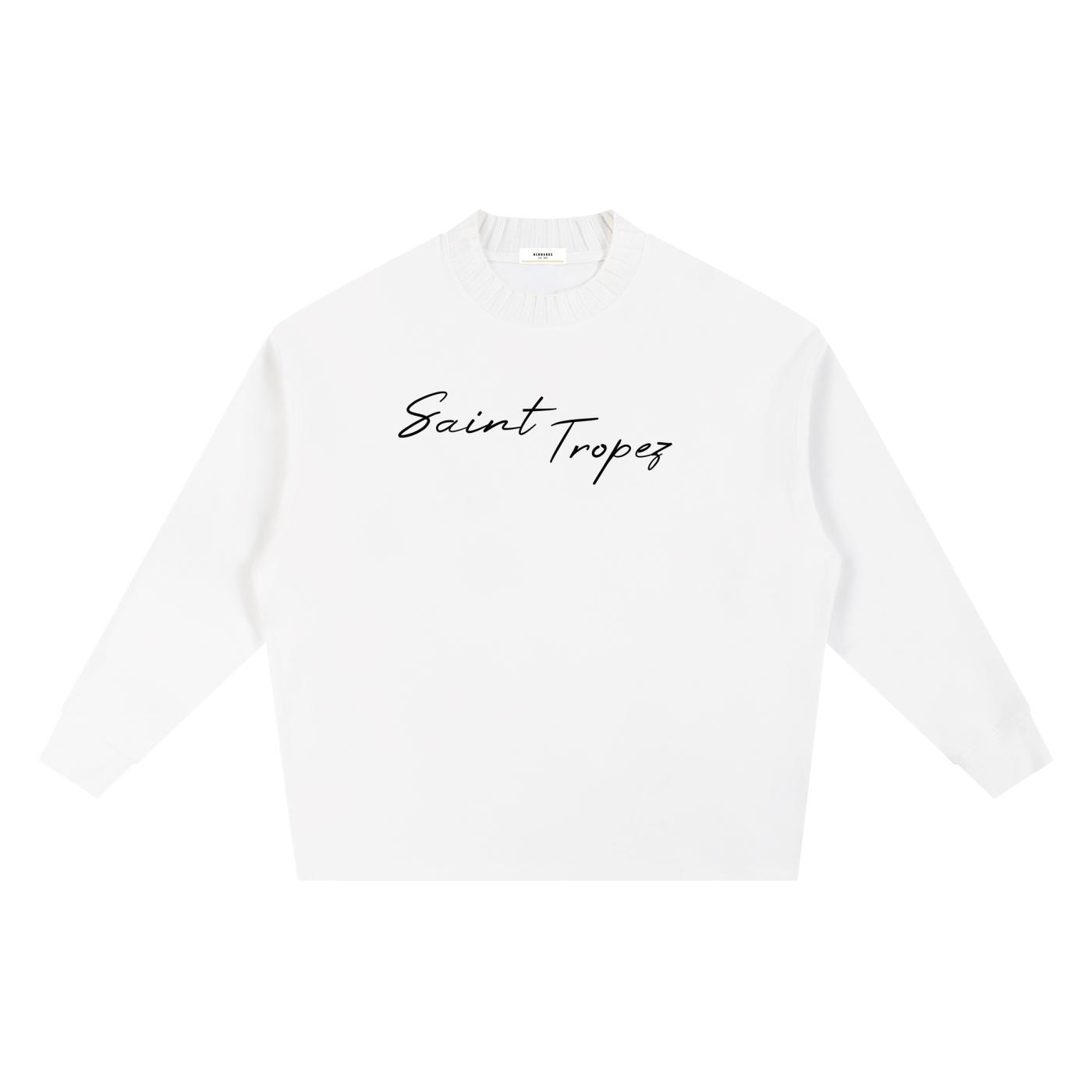 Saint Tropez Knitted Oversize Sweatshirt