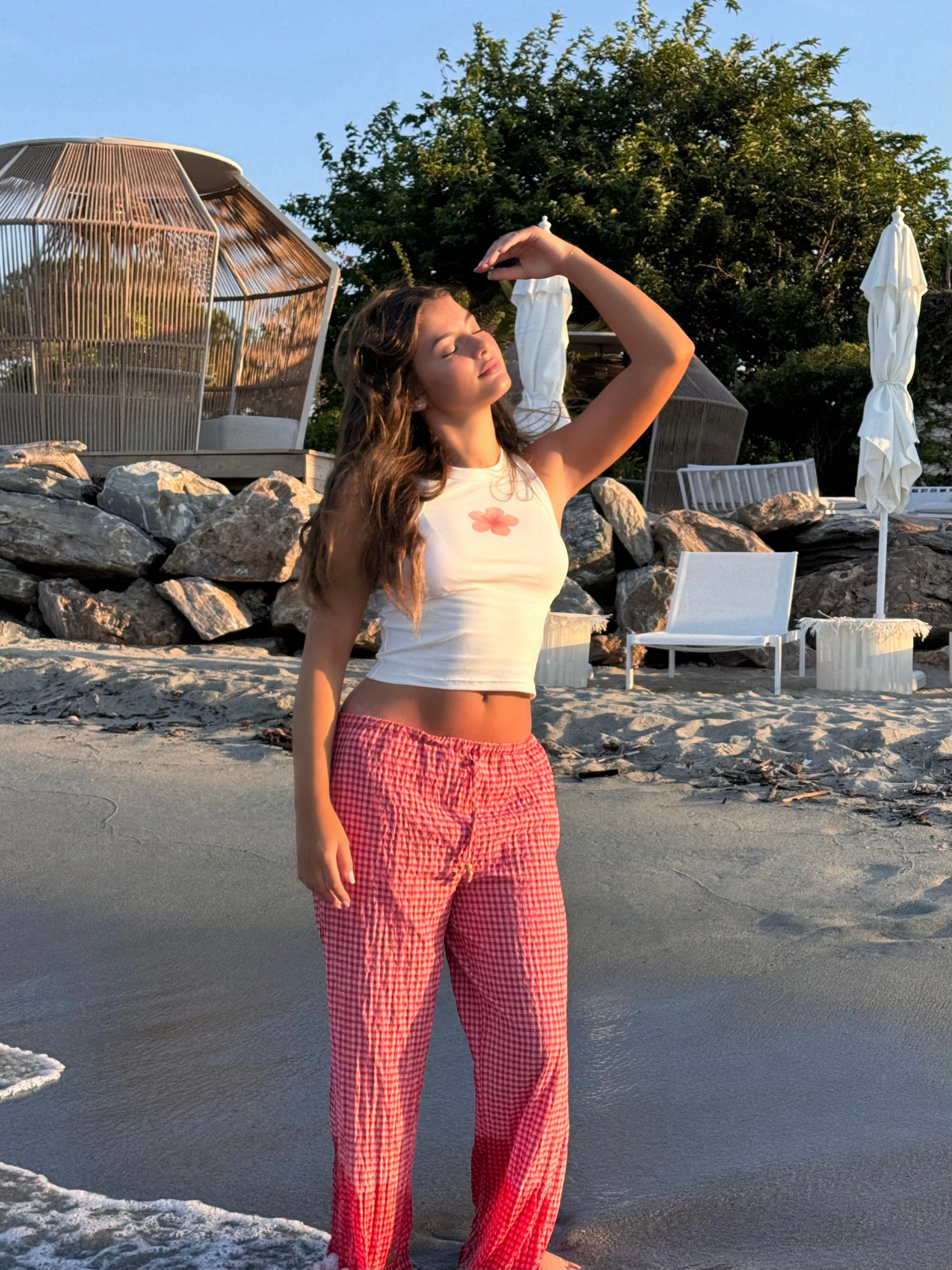 Hibiscus Summer Tank Top