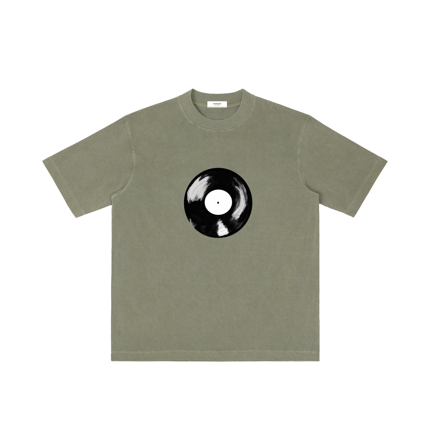 Graphic Record Wash Drop Shoulder T-shirt