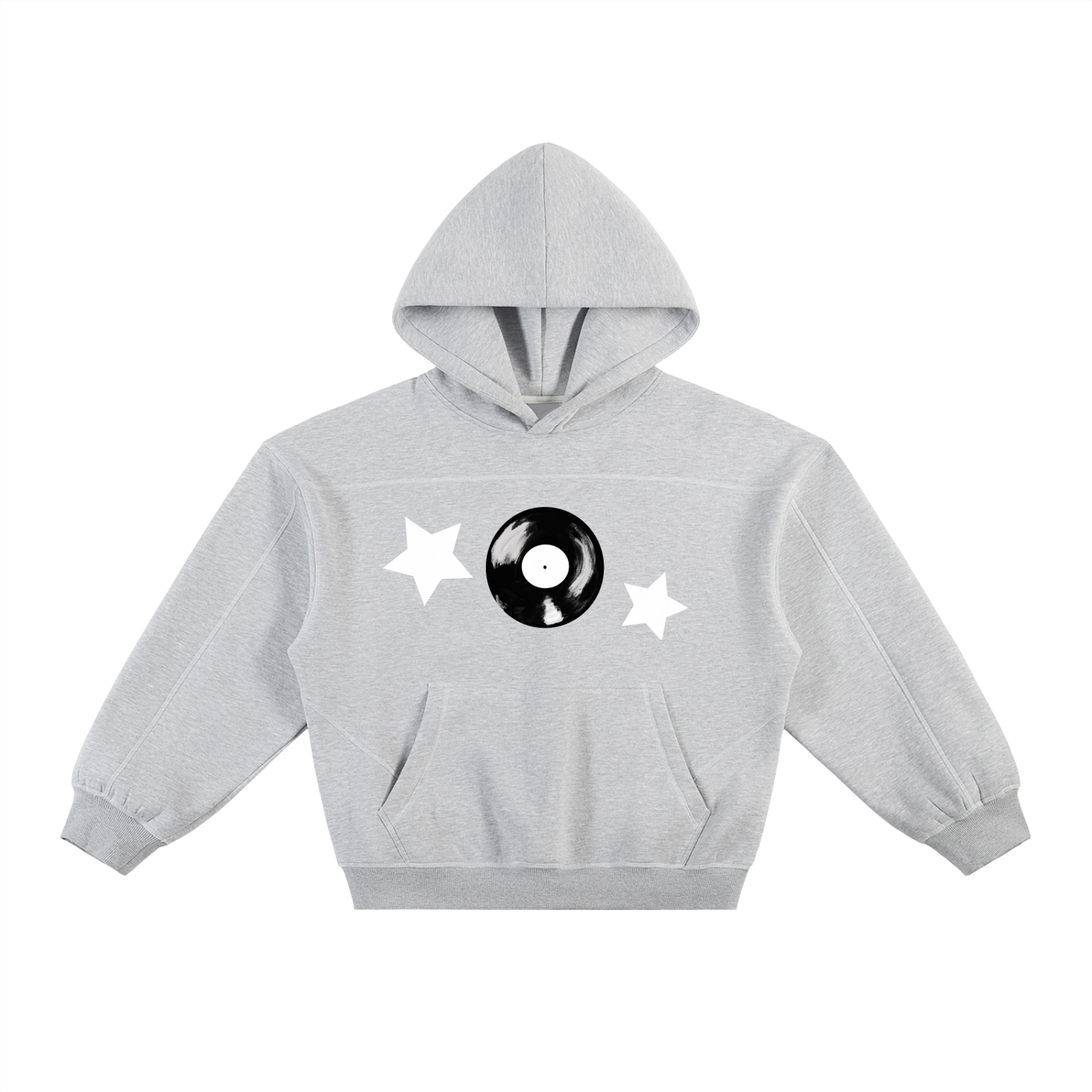 Graphic Record Boxy Fleece Hoodie