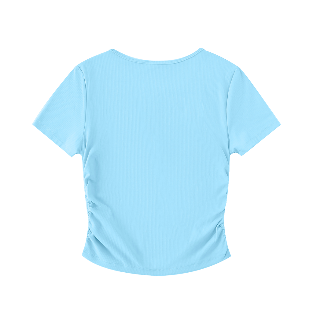 Graphic Lemon Crop Top