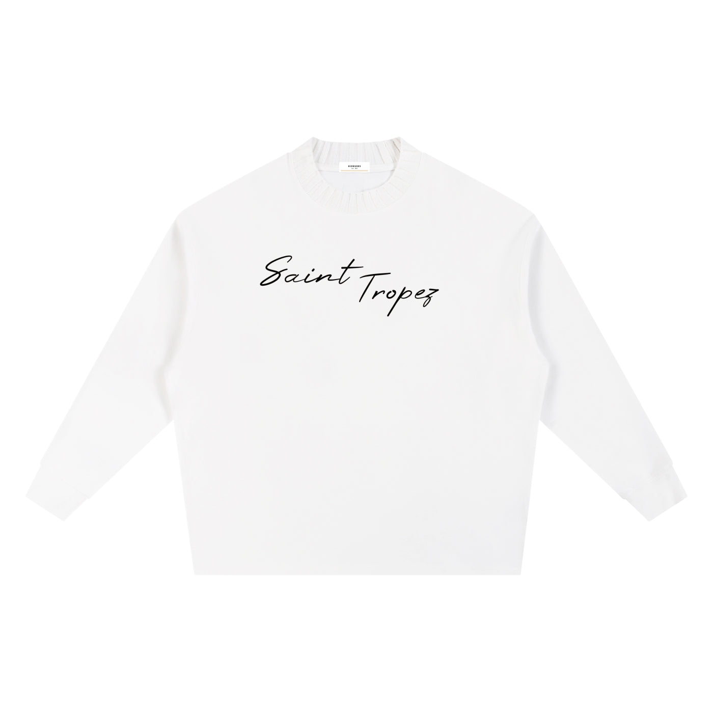 Saint Tropez Knitted Oversize Sweatshirt