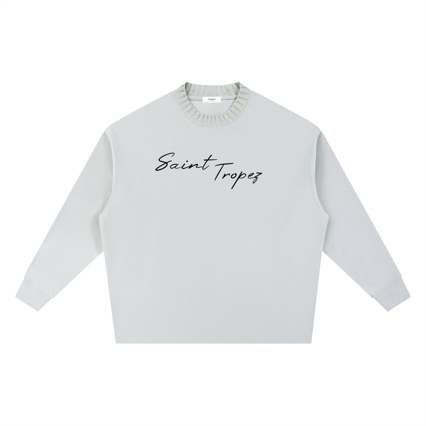 Saint Tropez Knitted Oversize Sweatshirt