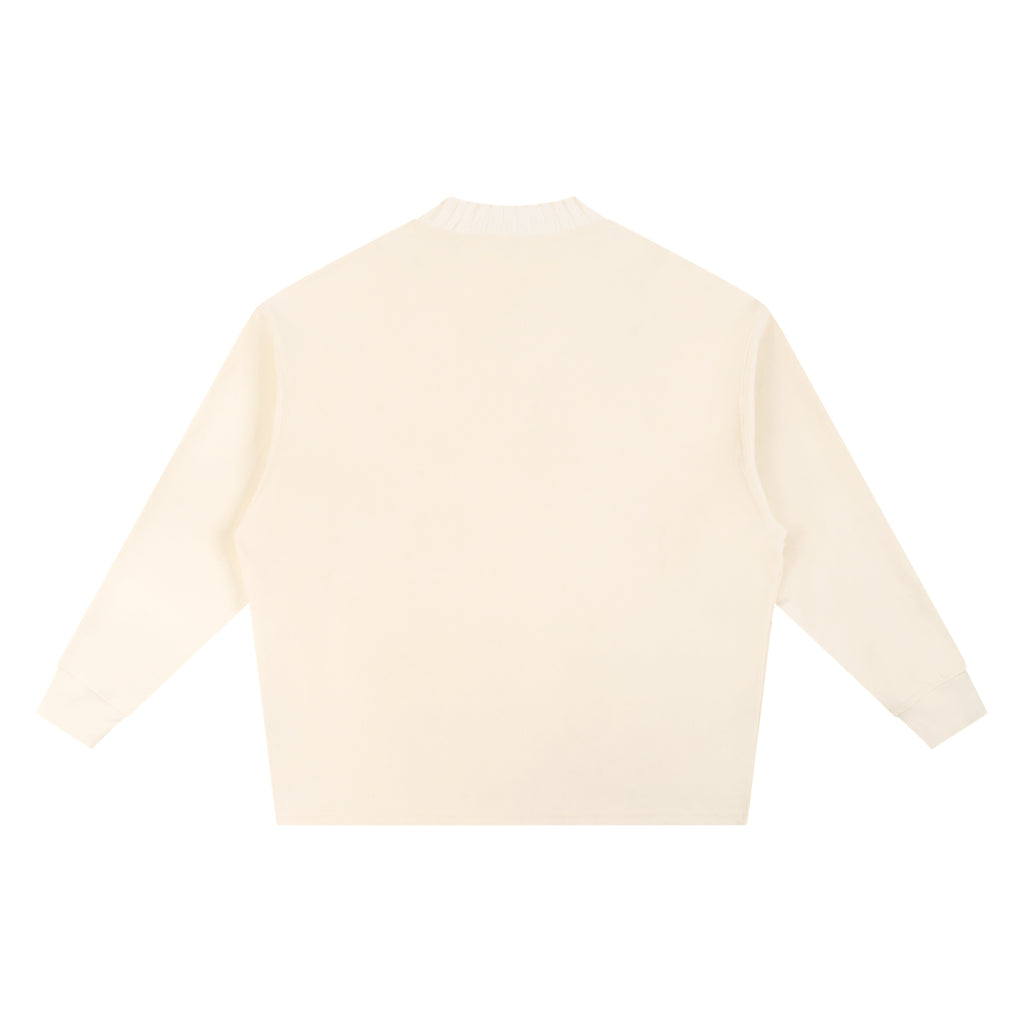 Saint Tropez Knitted Oversize Sweatshirt